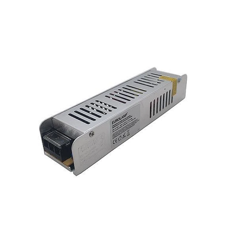 Τροφοδοτικό ταινίας Led SLIM 120W 12V 10A IP20 145-71016 Eurolamp Τροφοδοτικό ταινίας Led SLIM 120W 12V 10A IP20 145-71016 Eurolamp