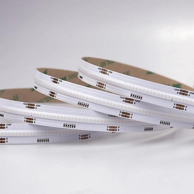 Ταινία LED SMD COB DC 24V IP44 10W/m RGB  480L/m Eurolamp 145-72029 5 μέτρα