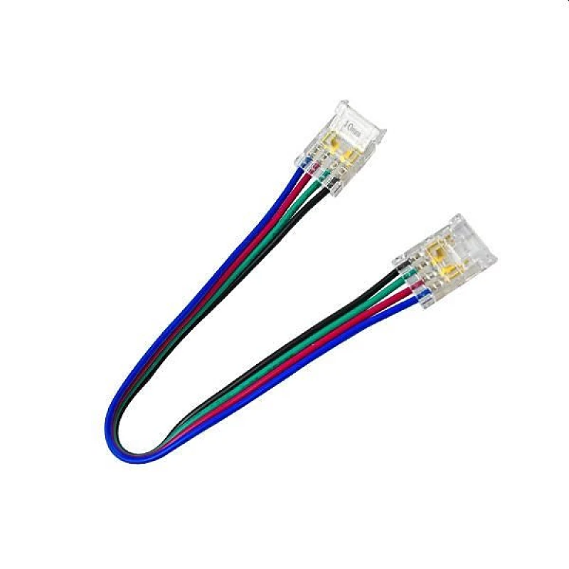 Ενωτικός σύνδεσμος για Ταινία COB RGB 10mm με καλώδιο 0-36V 145-72942 Eurolamp