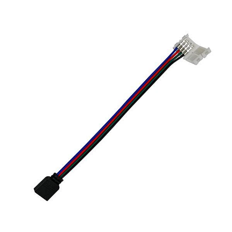 Φις τροφοδοσίας DC για Ταινία SMD RGB 10mm 0-24V 145-73931 Eurolamp Φις τροφοδοσίας DC για Ταινία SMD RGB 10mm 0-24V 145-73931 Eurolamp