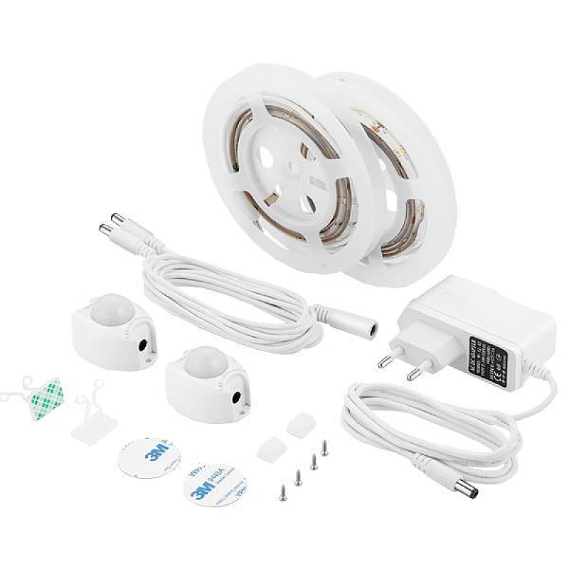 Σετ Ταινίας LED SMD2835 Θερμό Λευκό 2x1.2m 6W IP65 12V Dimmable με αισθητήρα κίνησης 145-70021 Eurolamp Σετ Ταινίας LED SMD2835 Θερμό Λευκό 2x1.2m 6W IP65 12V Dimmable με αισθητήρα κίνησης 145-70021 Eurolamp