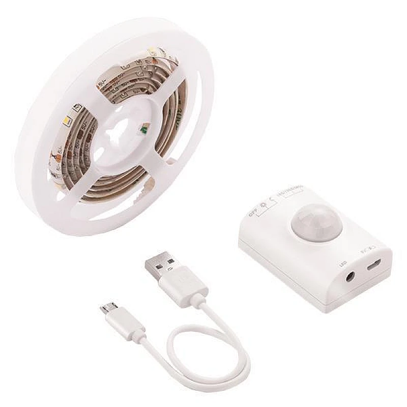 Σετ Ταινίας LED SMD2835 Θερμό Λευκό 3000K 1m 2.4W 3.7V IP65 με αισθητήρα κίνησης και σύνδεση USB 145-70023 EUROLAMP Σετ Ταινίας LED SMD2835 Θερμό Λευκό 3000K 1m 2.4W 3.7V IP65 με αισθητήρα κίνησης και σύνδεση USB 145-70023 EUROLAMP