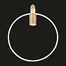 Φωτιστικό κρεμαστό LED οροφής Soft Κύκλος Filament 12W E27 2700K Dimmable Frost 147-78723 Eurolamp