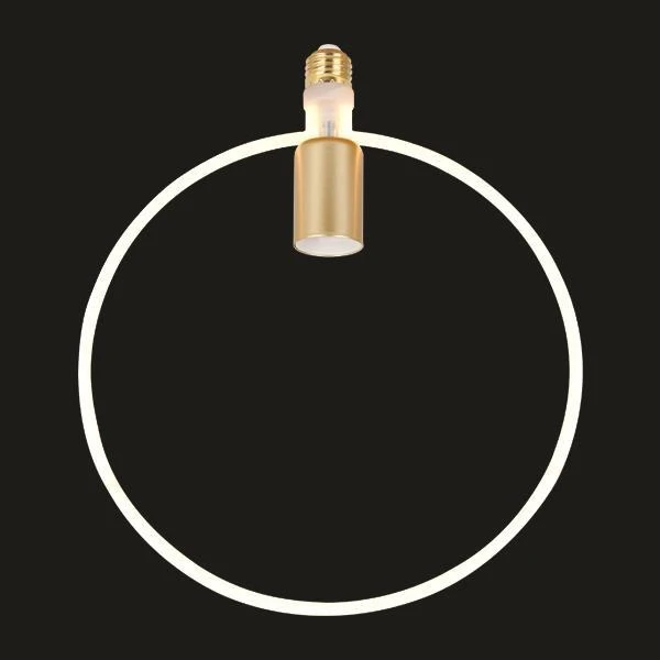 Φωτιστικό κρεμαστό LED οροφής Soft Κύκλος Filament 12W E27 2700K Dimmable Frost 147-78723 Eurolamp