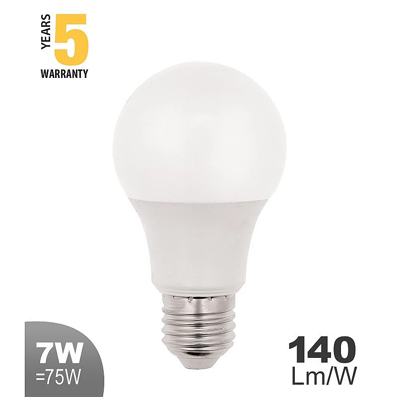 Λαμπτήρας Led E27 A60 7Watt Θερμό Λευκό 2700K SUPREME 1519540 VITO Λαμπτήρας Led E27 A60 7Watt Θερμό Λευκό 2700K SUPREME 1519540 VITO