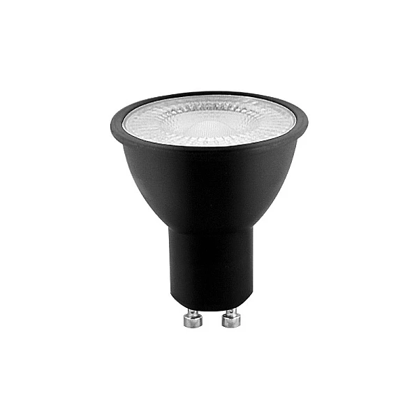 Λαμπτήρας LED σποτ GU10 6watt Ψυχρό λευκό 6400Κ μαύρο σώμα VITO 1519691