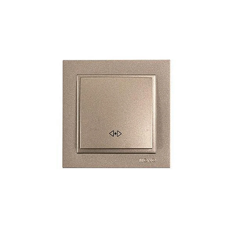 Διακόπτης  Μεσαίος αλε-ρετουρ LIGHT FUME 152-10506 MONO ELECTRIC Despina by Eurolamp