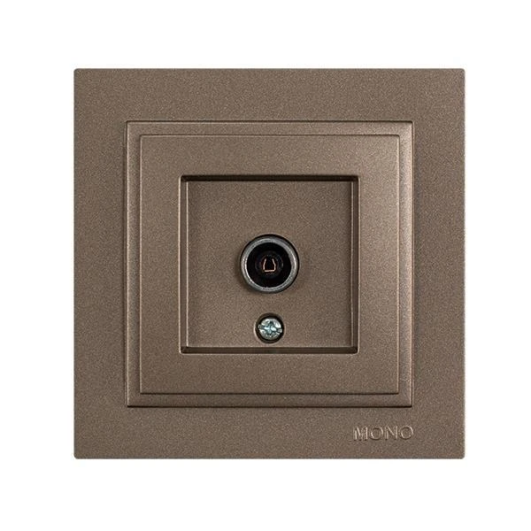 Πρίζα TV τερματική LIGHT FUME 152-10544 MONO ELECTRIC Despina Eurolamp