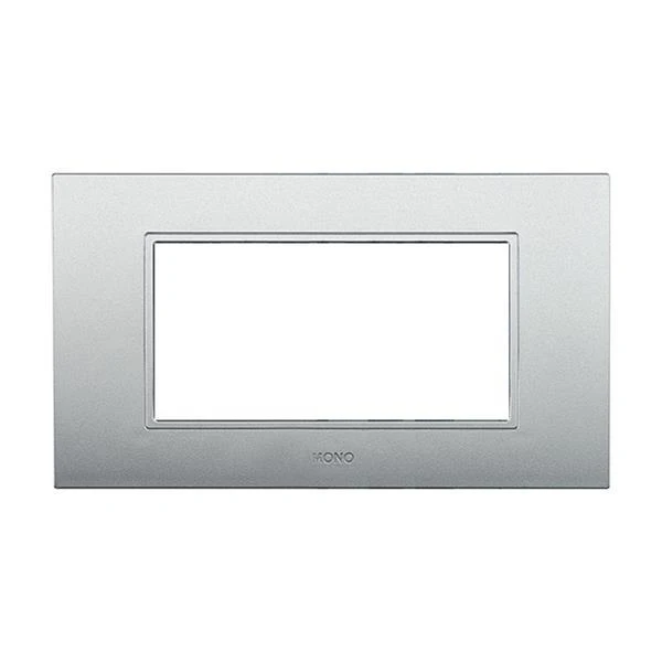 Πλαίσιο 4 θέσεων Νίκελ Ματ M Series Leon 152-20272 Eurolamp