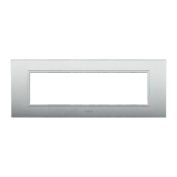 Πλαίσιο 7 θέσεων Νίκελ Ματ M Series Leon 152-20273 Eurolamp