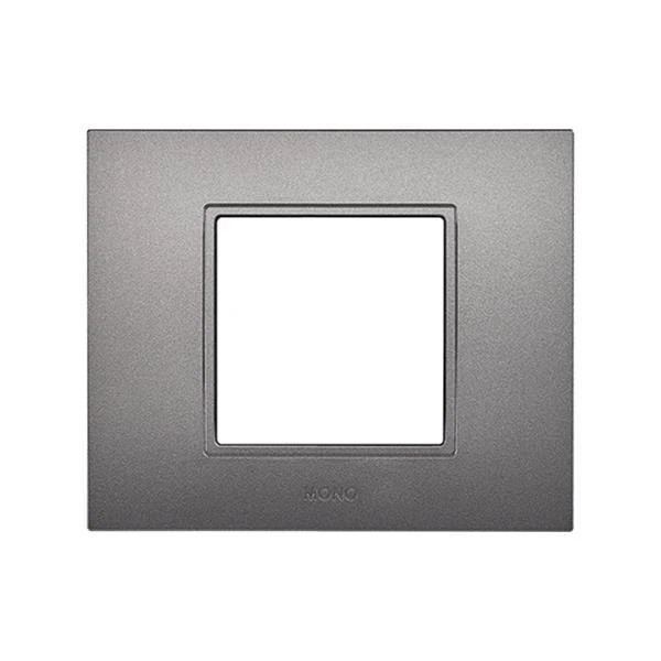 Πλαίσιο 2 θέσεων Γραφίτης M Series Leon 152-20470 Eurolamp