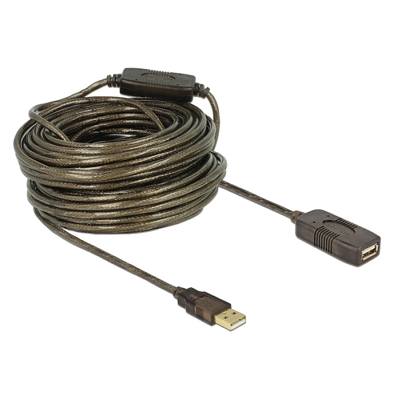 Καλώδιο Προέκτασης USB 2.0 USB-A female - USB-A male 20m Καλώδιο Προέκτασης USB 2.0 USB-A female - USB-A male 20m