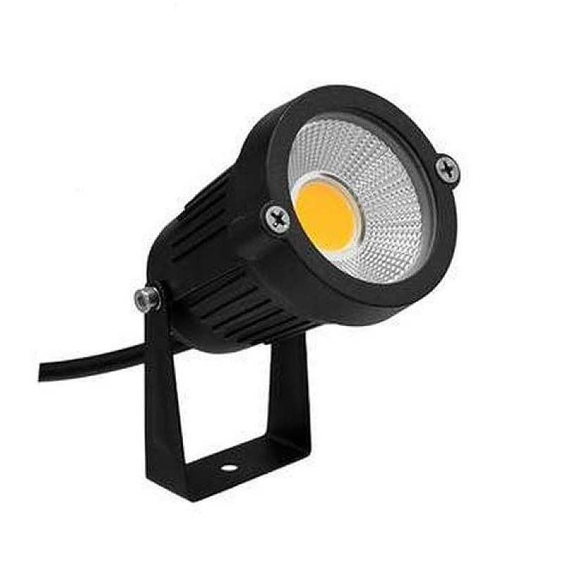Φωτιστικό LED 5watt Κήπου-Τοίχου Αλουμινίου με πασαλάκι μαύρο Θερμό λευκό IP65 10635 OEM Φωτιστικό LED 5watt Κήπου-Τοίχου Αλουμινίου με πασαλάκι μαύρο Θερμό λευκό IP65 10635 OEM
