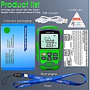 COMPTYCO AUA-MC7 Μίνι οπτικός μετρητής ισχύος, ελεγκτής καλωδίων οπτικών ινών OPM -70~+10/-50~+26dBm με δοκιμή δικτύου και φωτισμό LED 