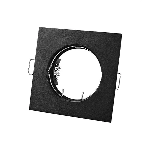 Φωτιστικό Spot Τετράγωνο GU10 σταθερό Ματ Μαύρο Φ56MM METALLICA-A 2013100 VITO