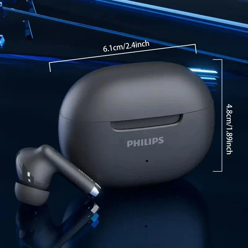 Earbuds 2000 SERIES ΤΑΤ2020 Handsfree Ακουστικά με Θήκη Φόρτισης Μαύρο 