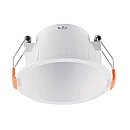 Σπότ στρογγυλό Πλαστικό Χωνευτό Φ38mm GU10 σε Λευκό χρώμα  PLASY-R 2026970 VITO