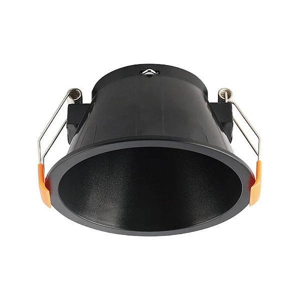 Σπότ στρογγυλό Πλαστικό Χωνευτό Φ38mm GU10 σε Μαύρο χρώμα  PLASY-R 2026980 VITO