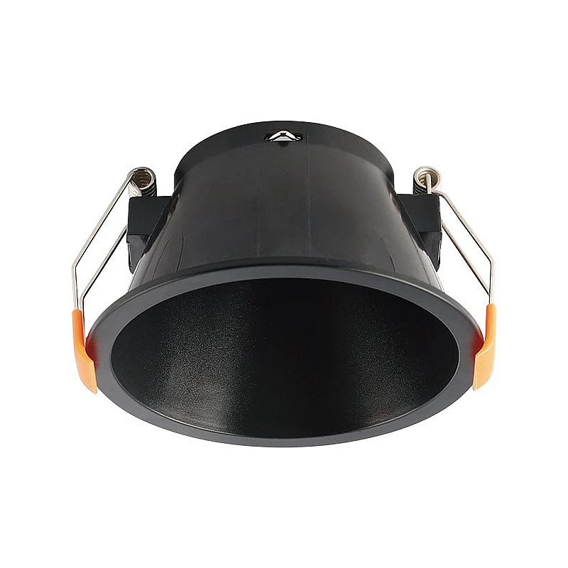 Σπότ στρογγυλό Πλαστικό Χωνευτό Φ38mm GU10 σε Μαύρο χρώμα  PLASY-R 2026980 VITO