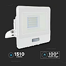 Προβολέας LED SAMSUNG 30W Ψυχρό λευκό 6500K Λευκό σώμα με ανιχνευτή VT-138S 20276 V-TAC Προβολέας LED SAMSUNG 30W Ψυχρό λευκό 6500K Λευκό σώμα με ανιχνευτή VT-138S 20276 V-TAC