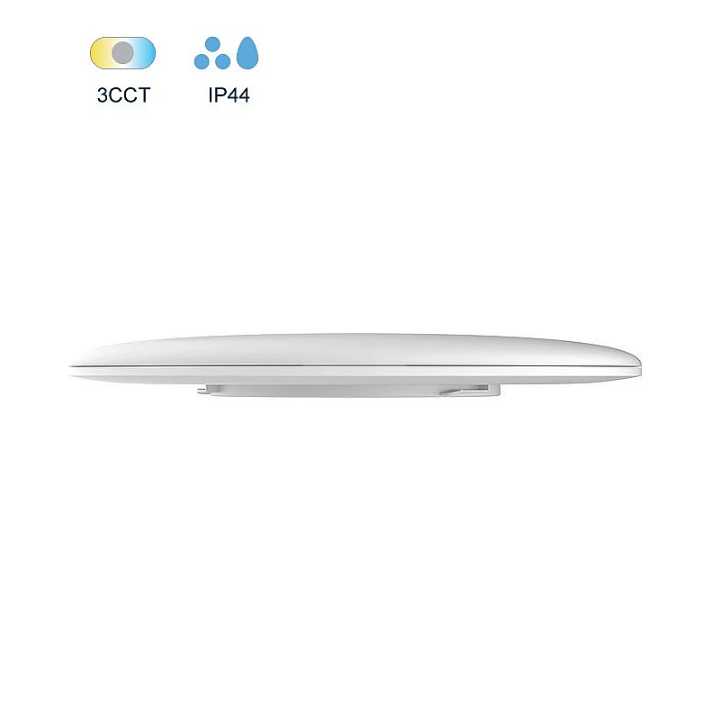 LED πλαφονιέρα 24W 3CCT φ290*H42 στρογγυλή IP44 Λευκό VENERA 2027131 VITO