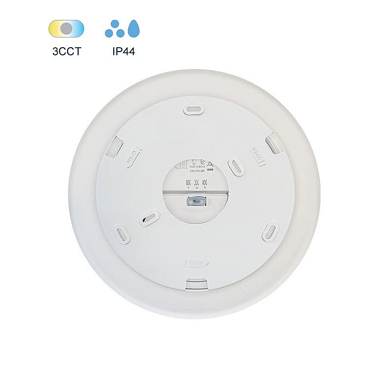 LED πλαφονιέρα 24W 3CCT φ290*H42 στρογγυλή IP44 Λευκό VENERA 2027131 VITO