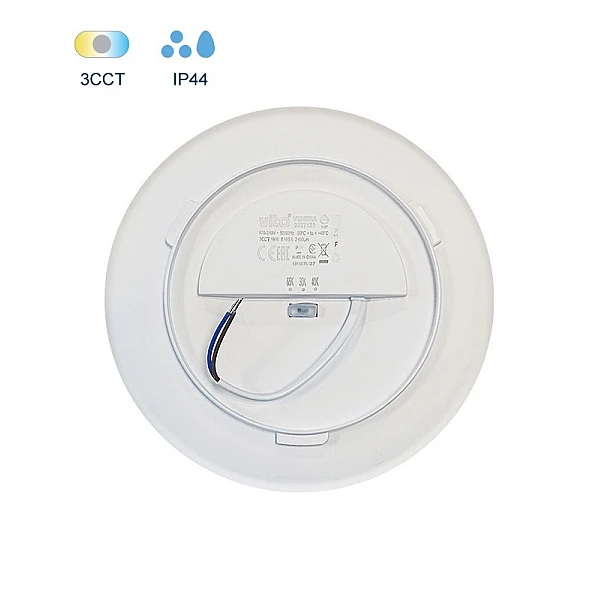LED πλαφονιέρα 24W 3CCT φ290*H42 στρογγυλή IP44 Λευκό VENERA 2027131 VITO