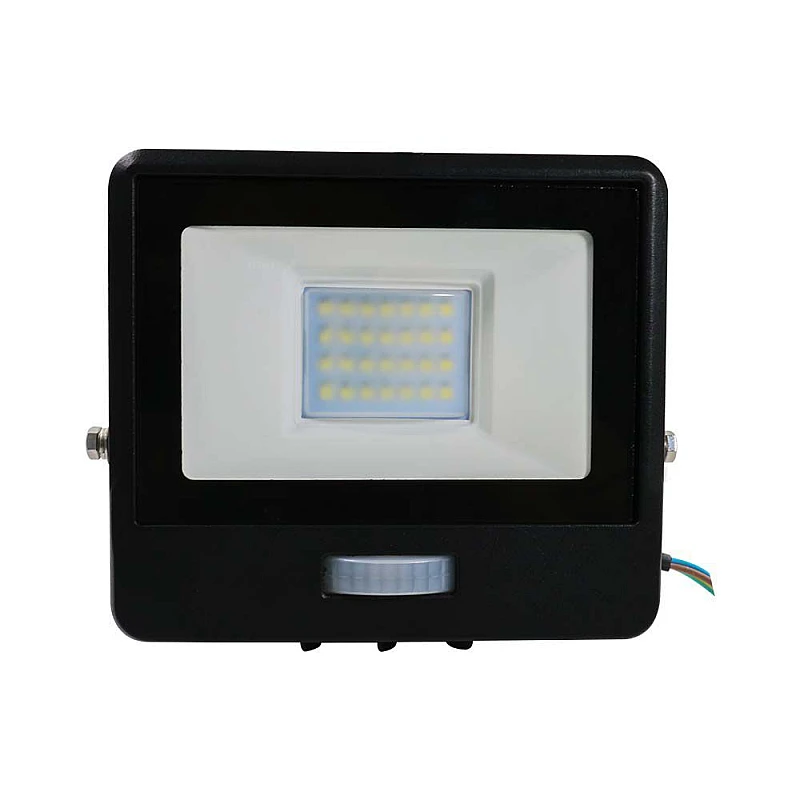 Προβολέας LED SAMSUNG 20W Ψυχρό λευκό 6500K Μαύρο σώμα με ανιχνευτή και 1m καλώδιο VT-128S-1 20285 V-TAC Προβολέας LED SAMSUNG 20W Ψυχρό λευκό 6500K Μαύρο σώμα με ανιχνευτή και 1m καλώδιο VT-128S-1 20285 V-TAC
