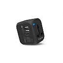 All in One Ταξιδιωτικός αντάπτορας 10A/250V με 2 θύρες USB και Type-C  PD20W 2.4A A-2057