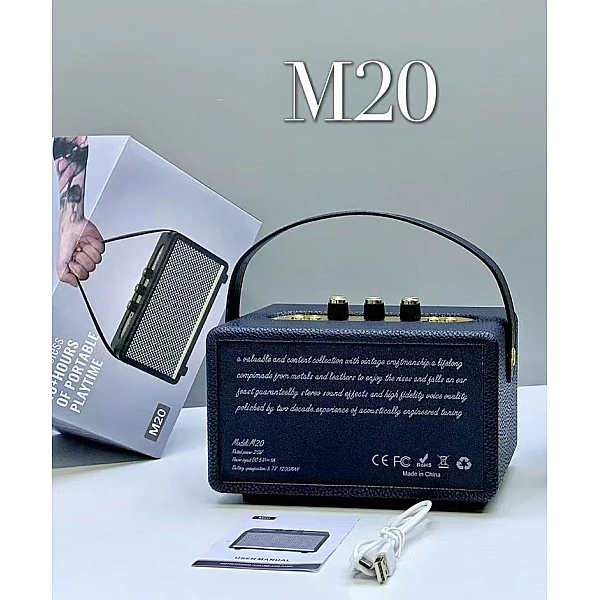 VKS M20 Retro Wireless Bluetooth Speaker Φορητό Ηχείο 20W