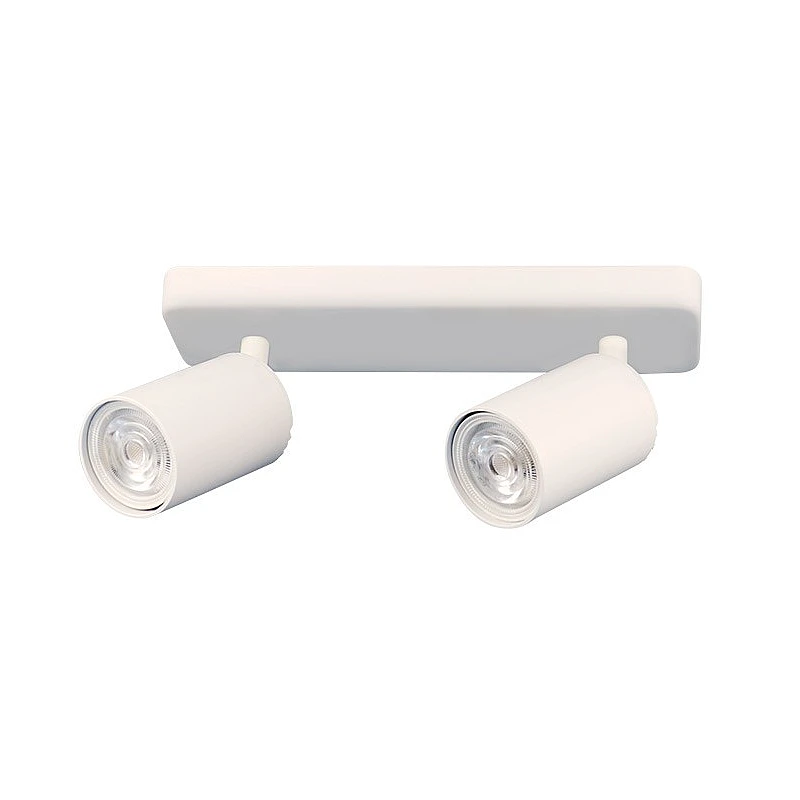 Φωτιστικό τοίχου και οροφής Διπλό Spot Light GU10 Λευκό LUGO-2 2102340 VITO Φωτιστικό τοίχου και οροφής Διπλό Spot Light GU10 Λευκό LUGO-2 2102340 VITO