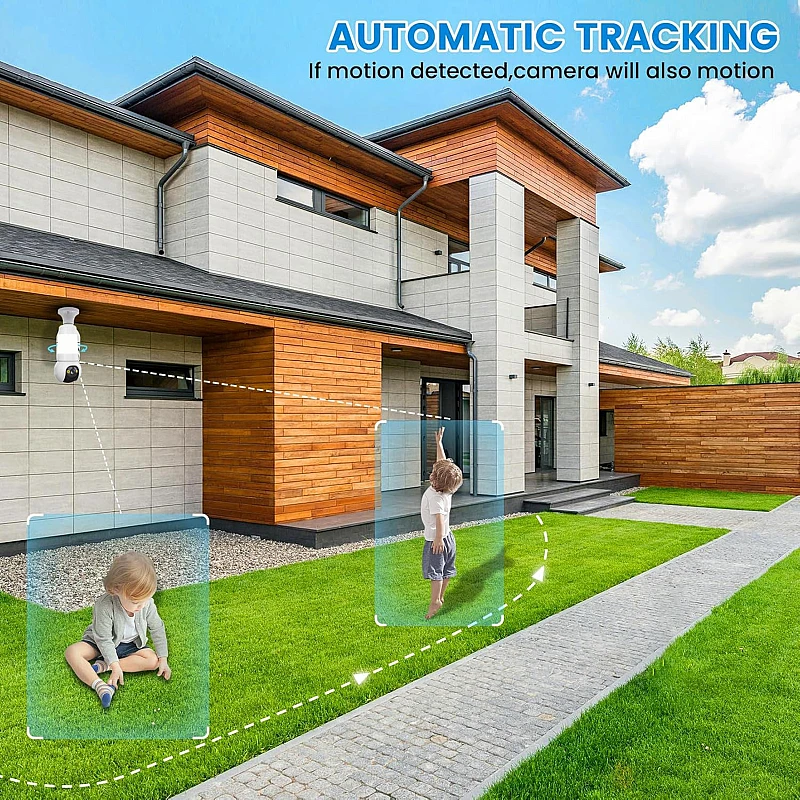 CAMWON WIP-TR300JE Tuya E27 Bulb Wi-Fi Camera 3.0Mp με λαμπτήρα LED