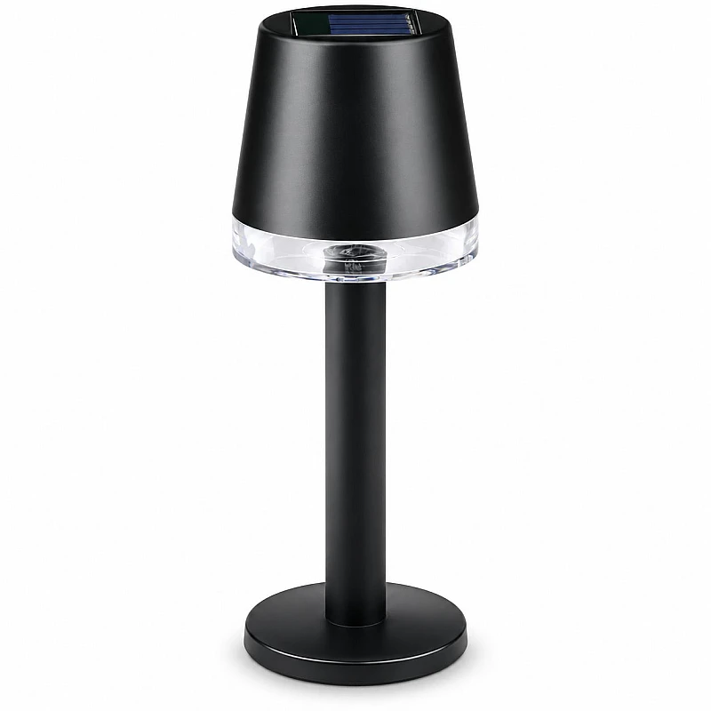 GRUNDIG Ηλιακό Επιτραπέζιο Φωτιστικό LED Μαύρο 21,3cm 26186