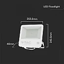 Προβολέας LED SAMSUNG 100W Ψυχρό λευκό 6400K Λευκός VT-44104 V-TAC 23443 Προβολέας LED SAMSUNG 100W Ψυχρό λευκό 6400K Λευκός VT-44104 V-TAC 23443