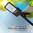 Ηλιακό Φωτιστικό Δρόμου HYBRID LED 50W 4000lm με τηλεχειριστήριο IP65 Ψυχρό λευκό 6500K Μαύρο VT-ST201 23579 V-TAC