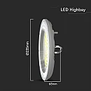 Φωτιστικό LED Καμπάνα 100W Γκρι CCT 3in1 3000K-6500K VT-91100CCT 23622 V-TAC