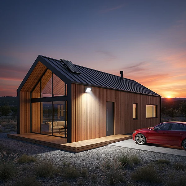 Ηλιακός Προβολέας LED 50W CCT 2000K-8000K Μαύρος VT-54W 24082 V-TAC