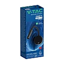 Απλίκα τοίχου Led 3W κρεβατιού - ανάγνωσης Μαύρο σώμα Θερμό Λευκό 3000Κ CREE CHIP VT-88063 241506 V-TAC