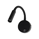 Απλίκα τοίχου Led 3W κρεβατιού - ανάγνωσης Μαύρο σώμα Θερμό Λευκό 3000Κ CREE CHIP VT-88063 241506 V-TAC