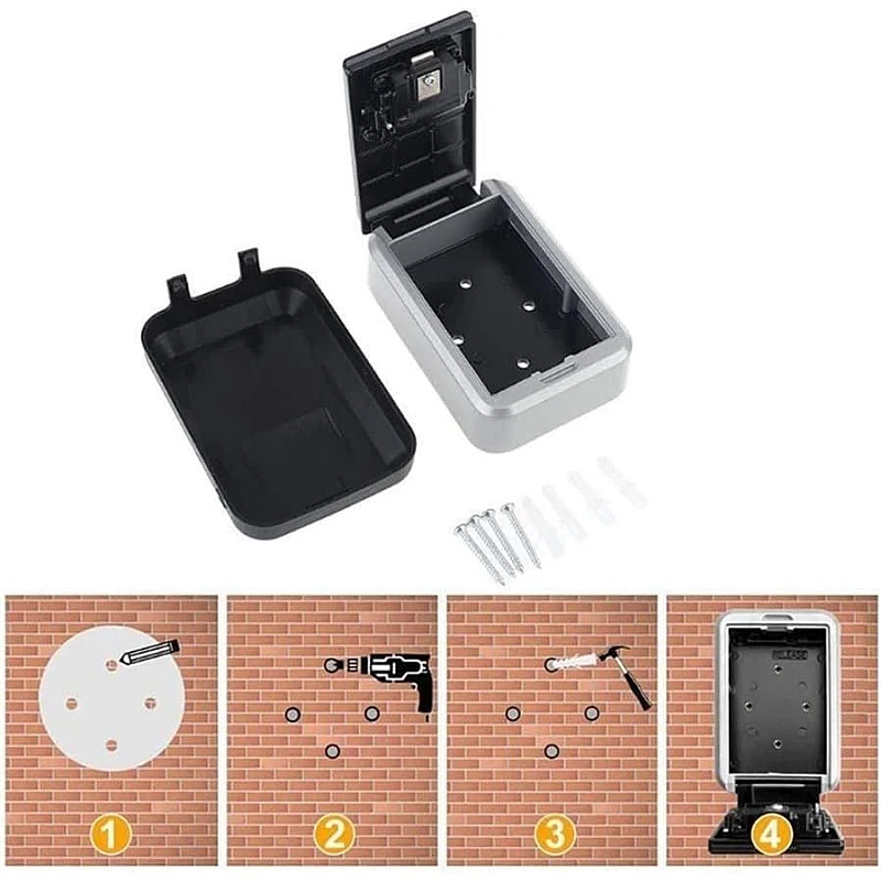 Κλειδοθήκη ασφαλείας με συνδυασμό 4 ψηφίων Key safe with code lock and a cover 25001 OEM Κλειδοθήκη ασφαλείας με συνδυασμό 4 ψηφίων Key safe with code lock and a cover 25001 OEM