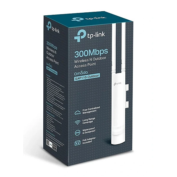 TP-LINK EAP110 Wireless Access Point 300Mbps για Εξωτερική τοποθέτηση 