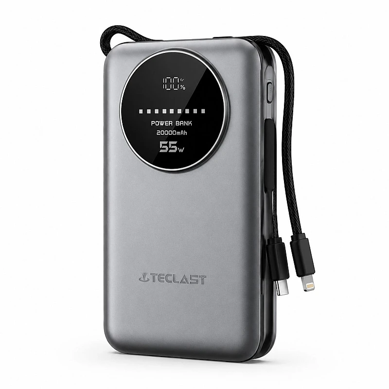 TECLAST Powerbank C20 Pro 55W 77Wh 20000mAh Grey