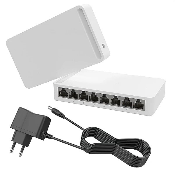 SF108-S switch δικτύου 8 Port + 10/100 Fast Εthernet OEM