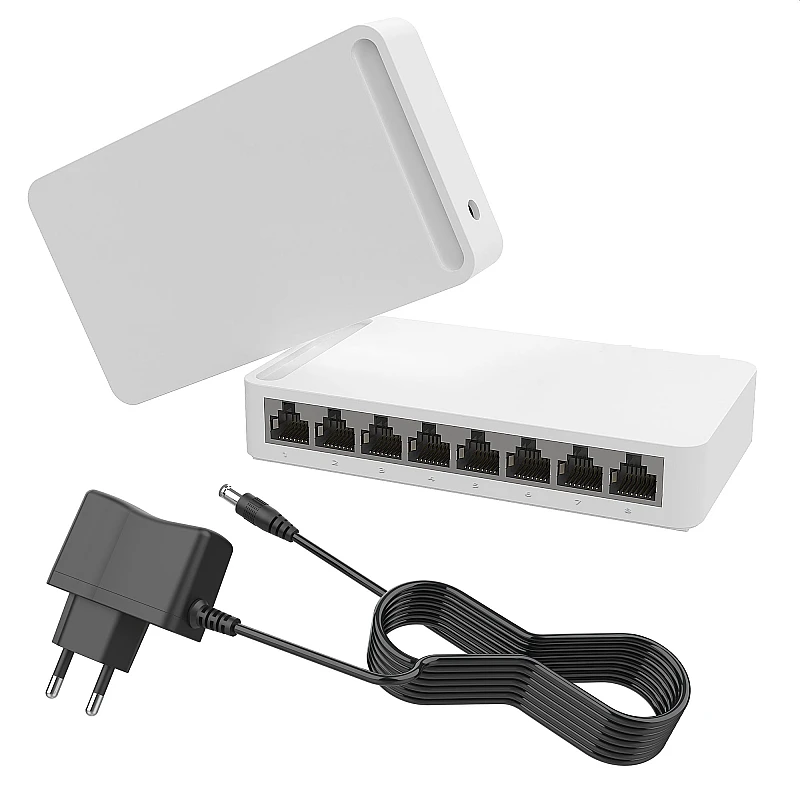 SF108-S switch δικτύου 8 Port + 10/100 Fast Εthernet OEM