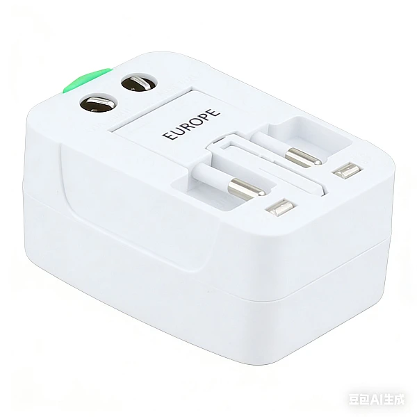 All in One Ταξιδιωτικός αντάπτορας 10A/250V με 2 θύρες USB και Type-C  PD20W 2.4A A-2046
