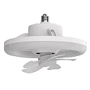 Ανεμιστήρας 10W με Φωτιστικό Φ26 30W 3CCT Dimmable Λευκό σώμα βιδωτό σε Ε27 και κοντρόλ 300-20514 Eurolamp Ανεμιστήρας 10W με Φωτιστικό Φ26 30W 3CCT Dimmable Λευκό σώμα βιδωτό σε Ε27 και κοντρόλ 300-20514 Eurolamp