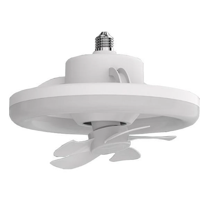 Ανεμιστήρας 10W με Φωτιστικό Φ26 30W 3CCT Dimmable Λευκό σώμα βιδωτό σε Ε27 και κοντρόλ 300-20514 Eurolamp Ανεμιστήρας 10W με Φωτιστικό Φ26 30W 3CCT Dimmable Λευκό σώμα βιδωτό σε Ε27 και κοντρόλ 300-20514 Eurolamp