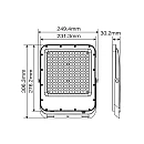 Προβολέας LED SMD 150W 18000Lm Ψυχρό Λευκό 6000Κ IP65 Γκρι RONA 3022800 VITO Προβολέας LED SMD 150W 18000Lm Ψυχρό Λευκό 6000Κ IP65 Γκρι RONA 3022800 VITO