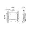 Προβολέας LED SMD 50W Φυσικό λευκό 4000Κ Μαύρος Φορητός TARA 3022850 VITO Προβολέας LED SMD 50W Φυσικό λευκό 4000Κ Μαύρος Φορητός TARA 3022850 VITO