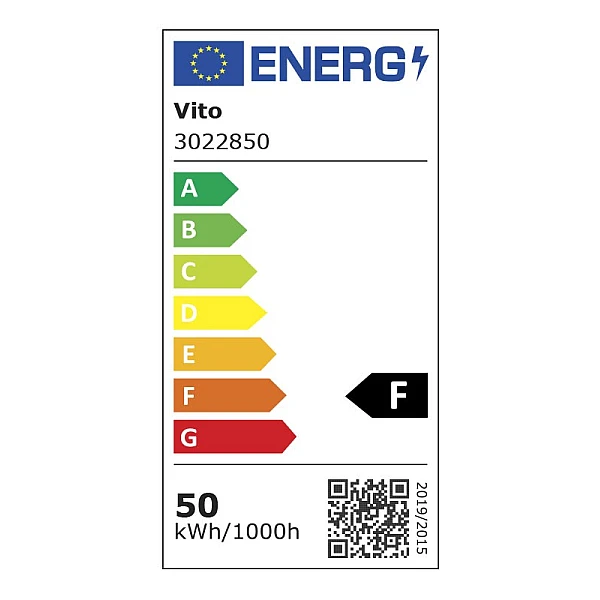 Προβολέας LED SMD 50W Φυσικό λευκό 4000Κ Μαύρος Φορητός TARA 3022850 VITO